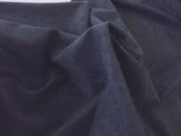Faux Suede Suedette 100% Polyester Fabric Materia 170g - NAVY